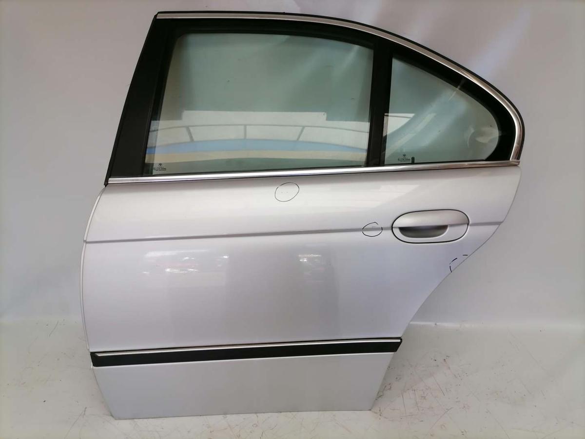 BMW 5er E39 original Tür hinten links 354 Titansilbermetallic Limousine Bj.1999